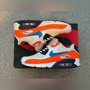 Nike Air Max Sneakers in Orange and Blue